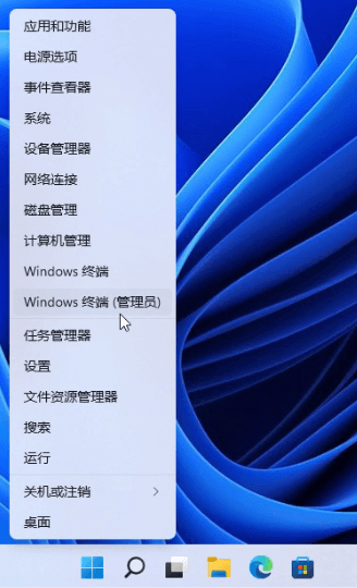 Windows 终端 (管理员)