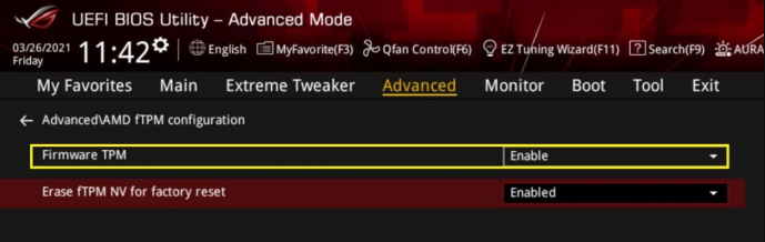 Firmware TPM